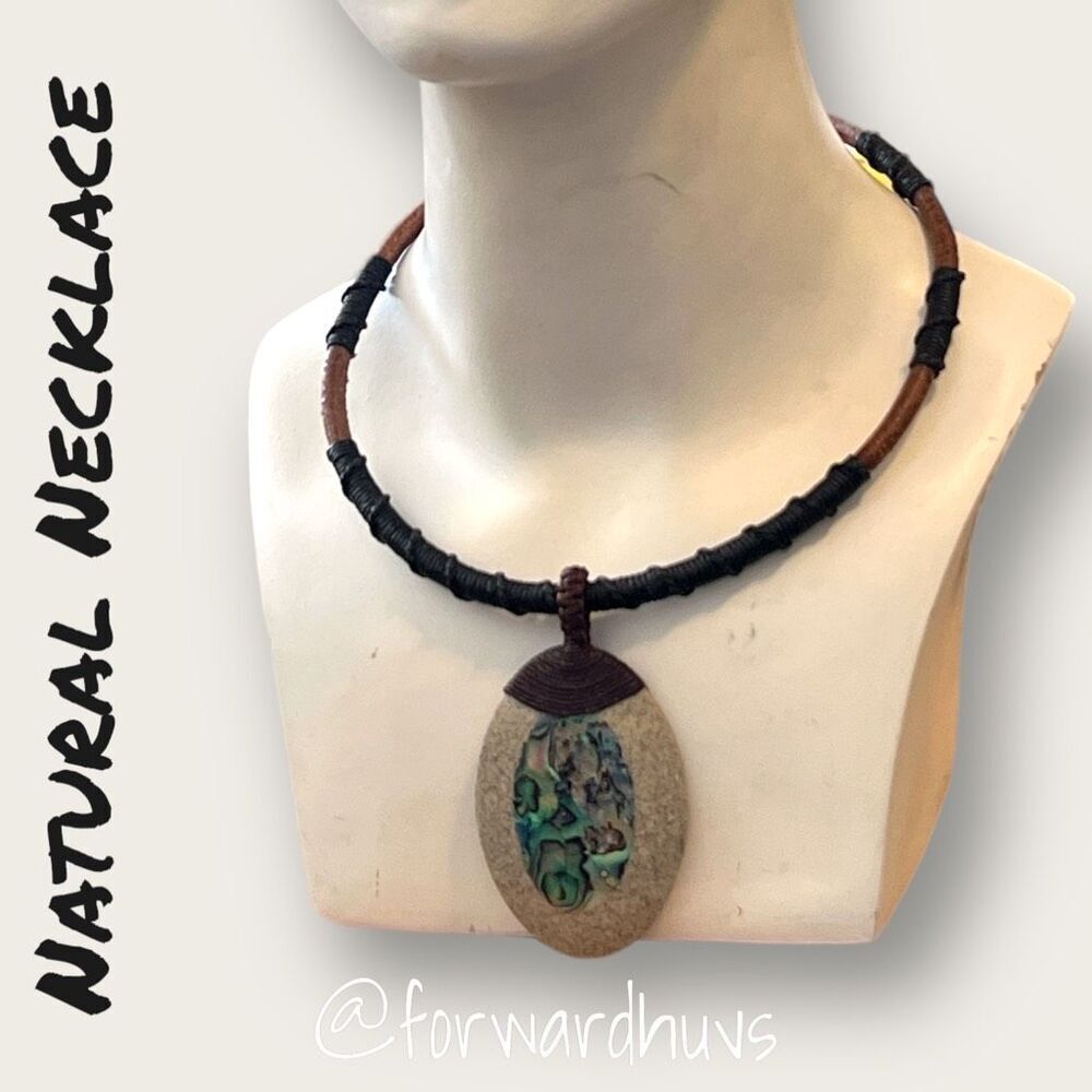 Elephant Abalone with Rhinestone Silver Tone Hooks